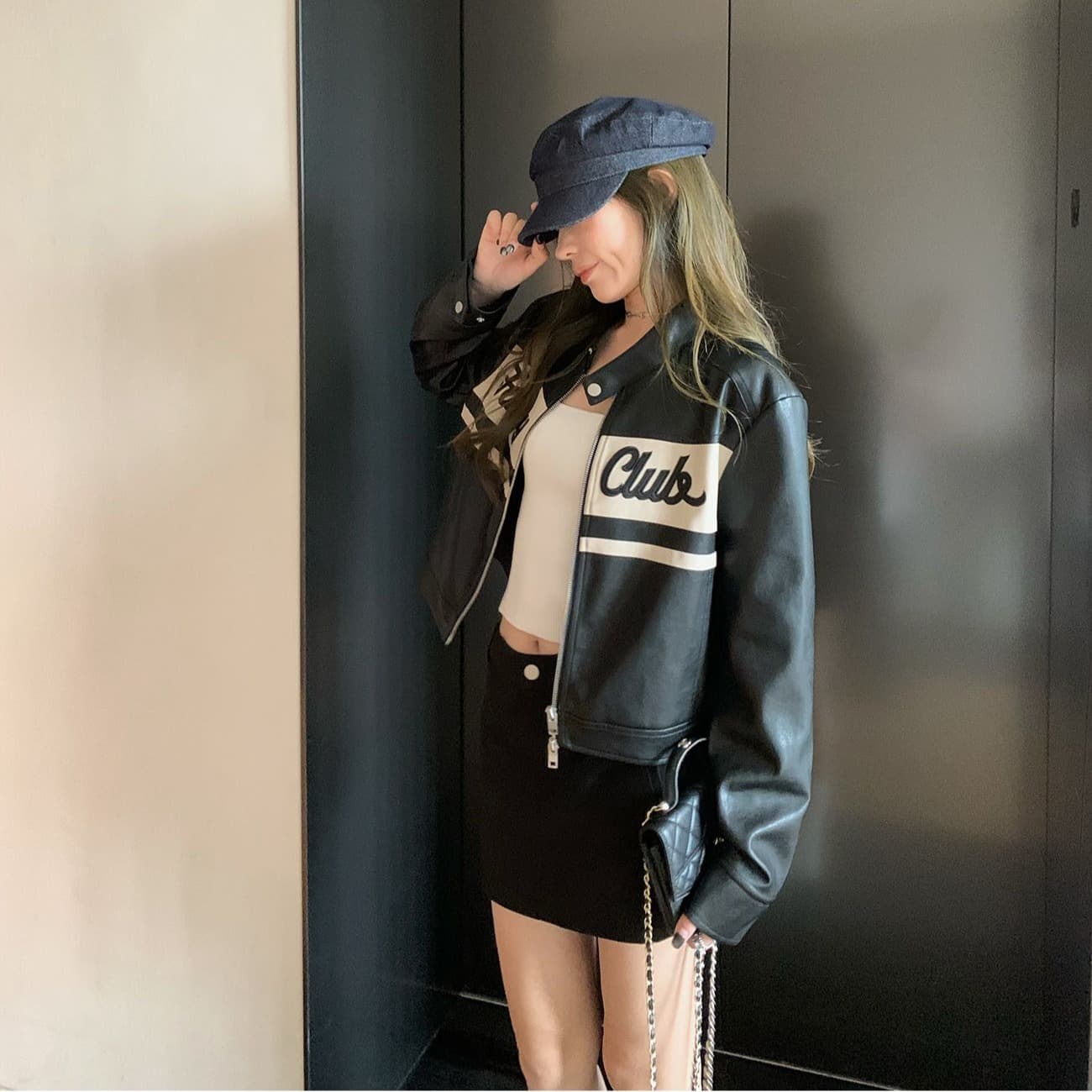 hhyii 감기 쿠이 남자 특별 검정색 레트로 오토바이 가죽 재킷 여성 코트 가을 다용도 캐주얼 pu 가죽 자켓 맨위 이미지 4