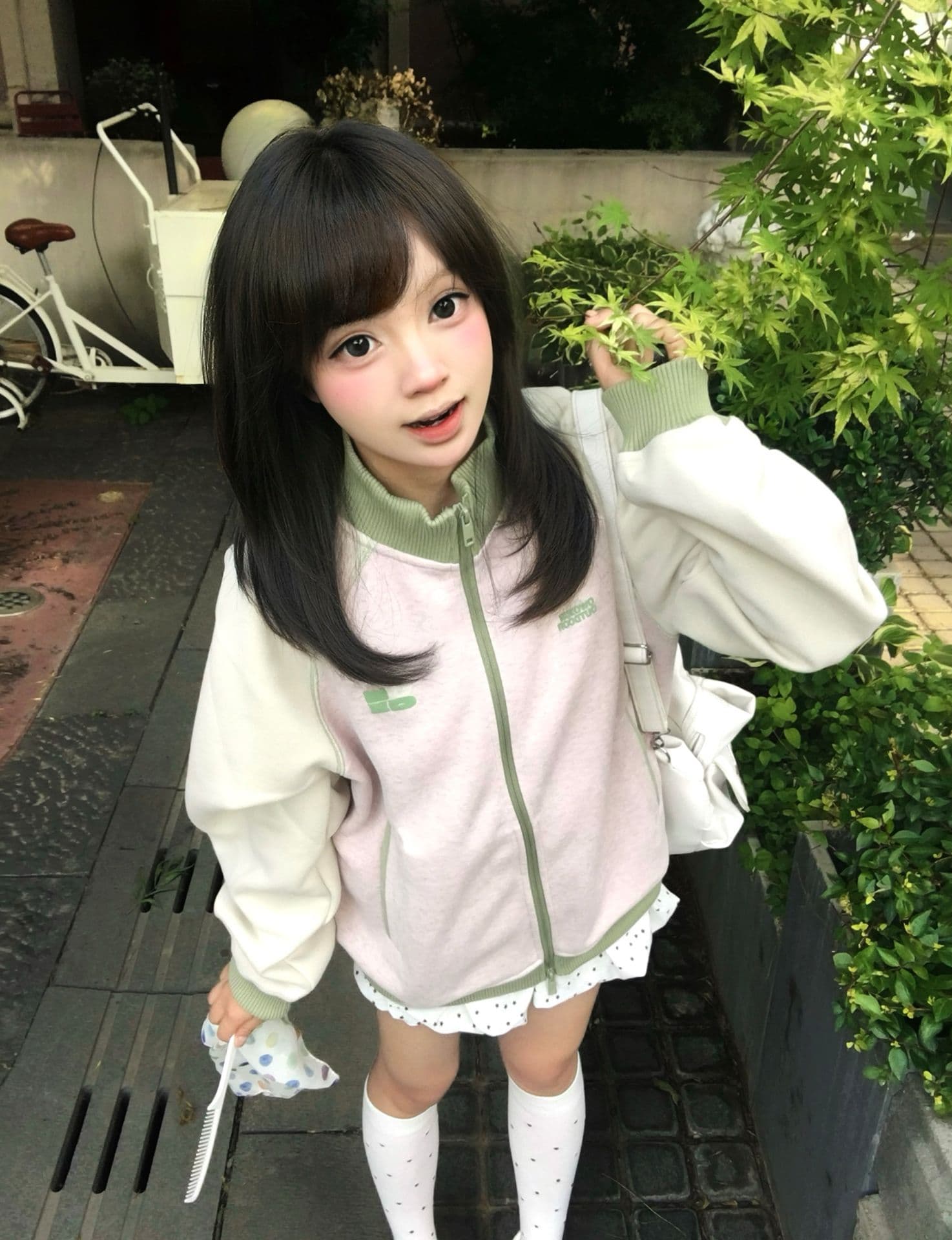 좋은 품질 한국 chic 아메리칸 2026 가을 후드티 여성 순수한 Mianhua 면 지퍼 카디건 코트 트렌디 상세 이미지 10