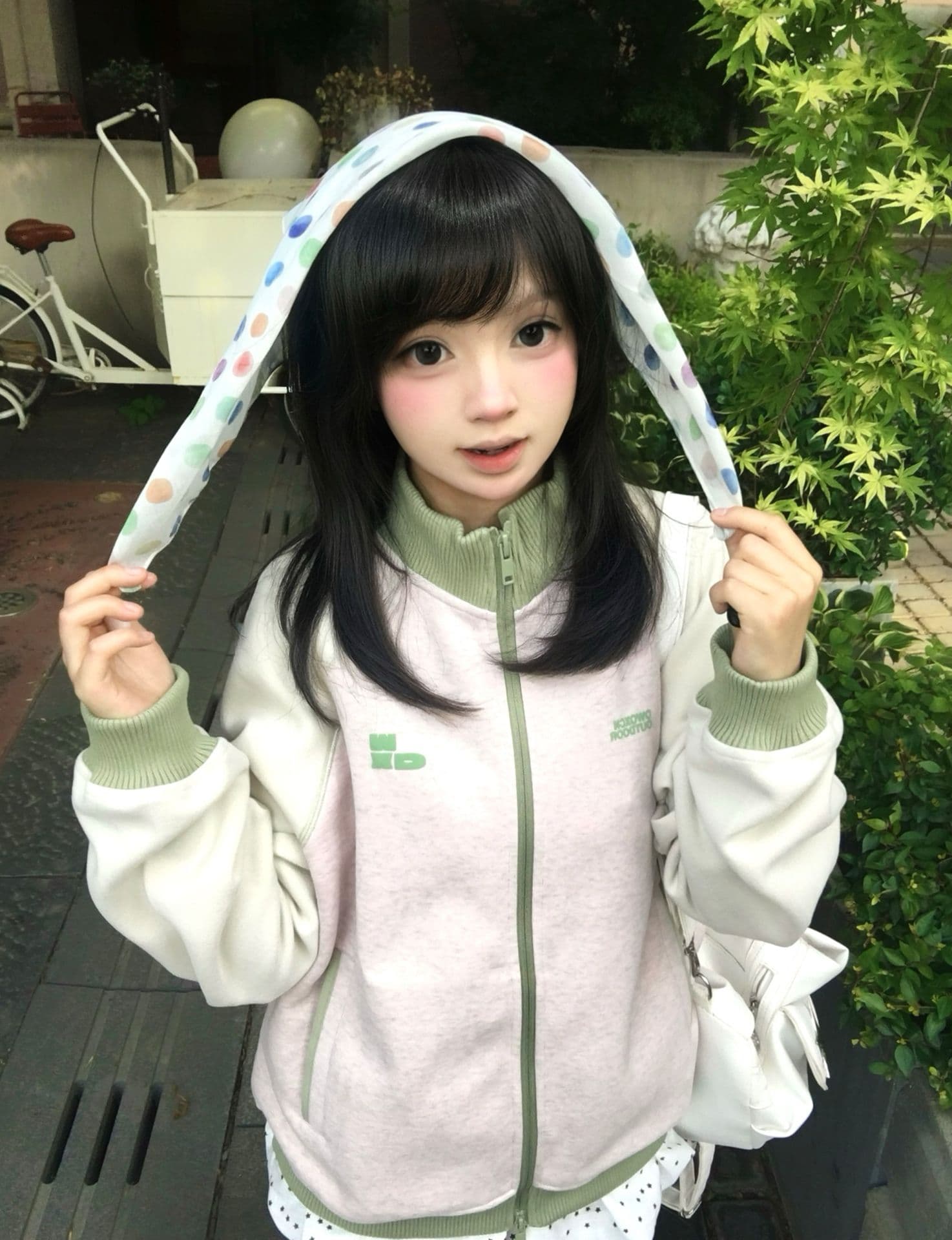 좋은 품질 한국 chic 아메리칸 2026 가을 후드티 여성 순수한 Mianhua 면 지퍼 카디건 코트 트렌디 상세 이미지 14
