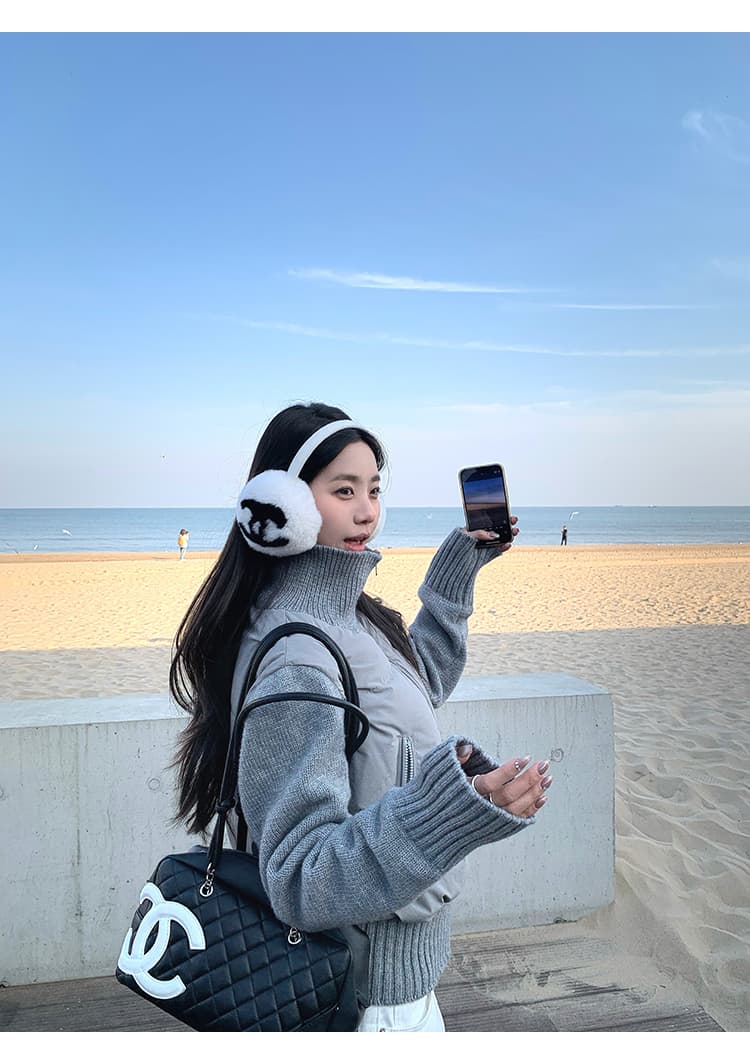 양모 패치워크 2026 가을 겨울 새로운 프랑스식 품격 디자인 센스 작은 대중 쇼트 스타일 화이트 다운 재킷 보온 재킷 상세 이미지 18