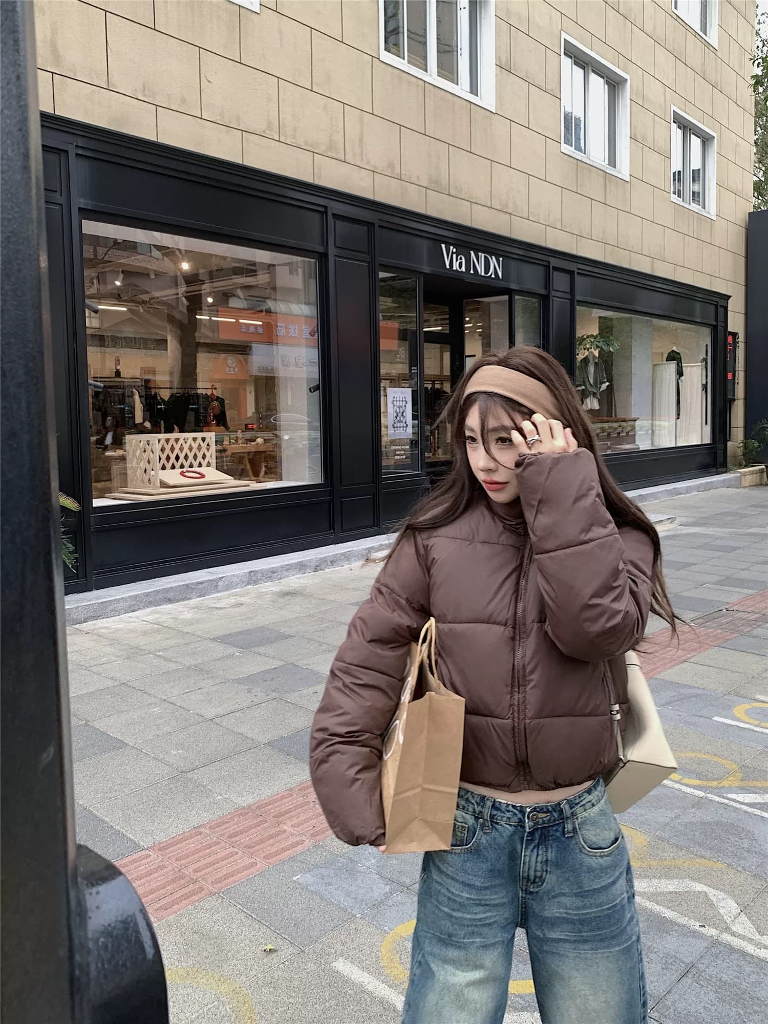 아름다움 라드. 쇼트 스타일 면 의류 여성 2026 겨울 새로운 고급 센스 작은 키 켄 콩 바람 유럽 상품 재킷 상세 이미지 34