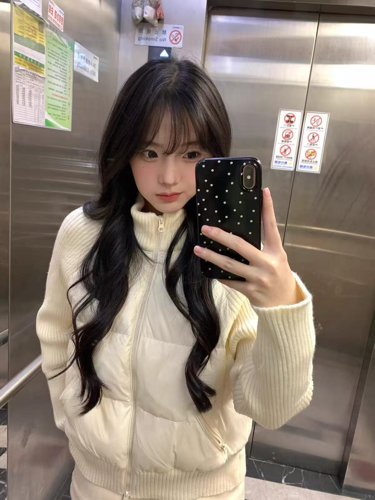 한 부서 슈퍼 잘 생긴 면 의류 여성 2026 새로운 겨울 니트 슬리브 면 옷 작은 키 목화 진딧물 두꺼운 겨울 의류 재킷 상세 이미지 7