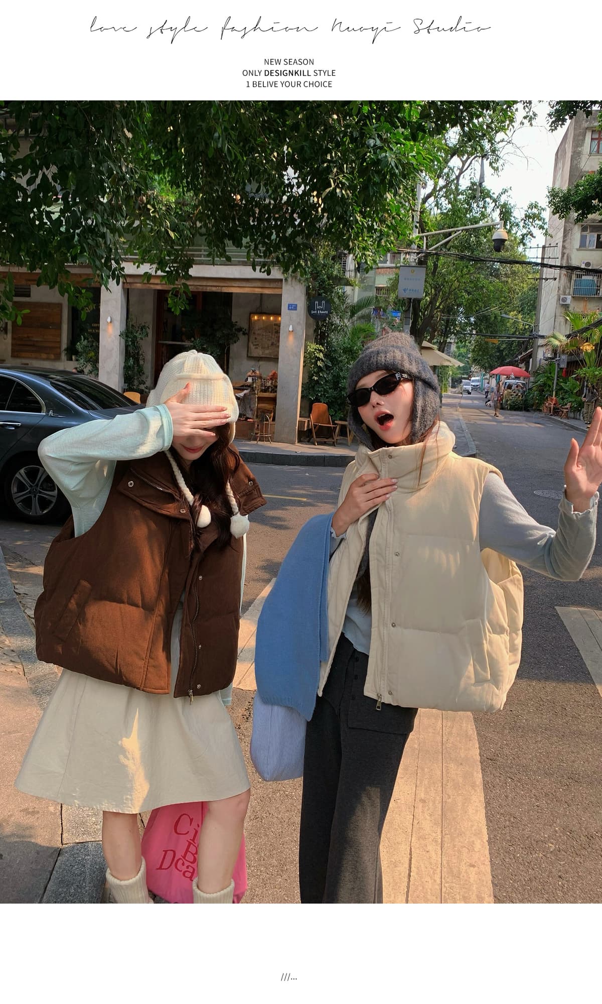 가을 겨울 새로운 다운 조끼 여자 외출용 니트 두꺼운 보온 조끼 작은 키 패션 조끼 재킷 상세 이미지 19
