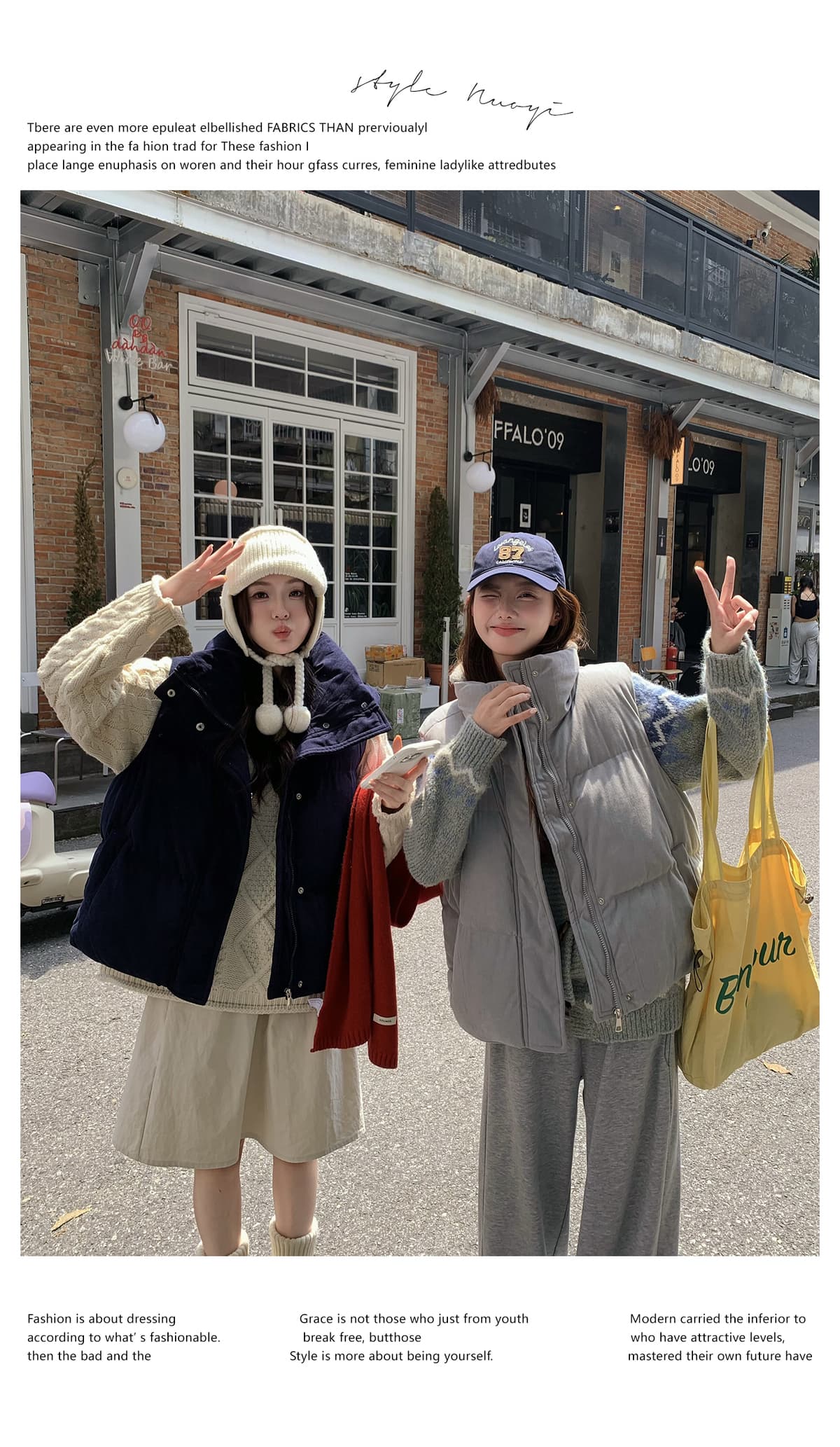 가을 겨울 새로운 다운 조끼 여자 외출용 니트 두꺼운 보온 조끼 작은 키 패션 조끼 재킷 상세 이미지 22