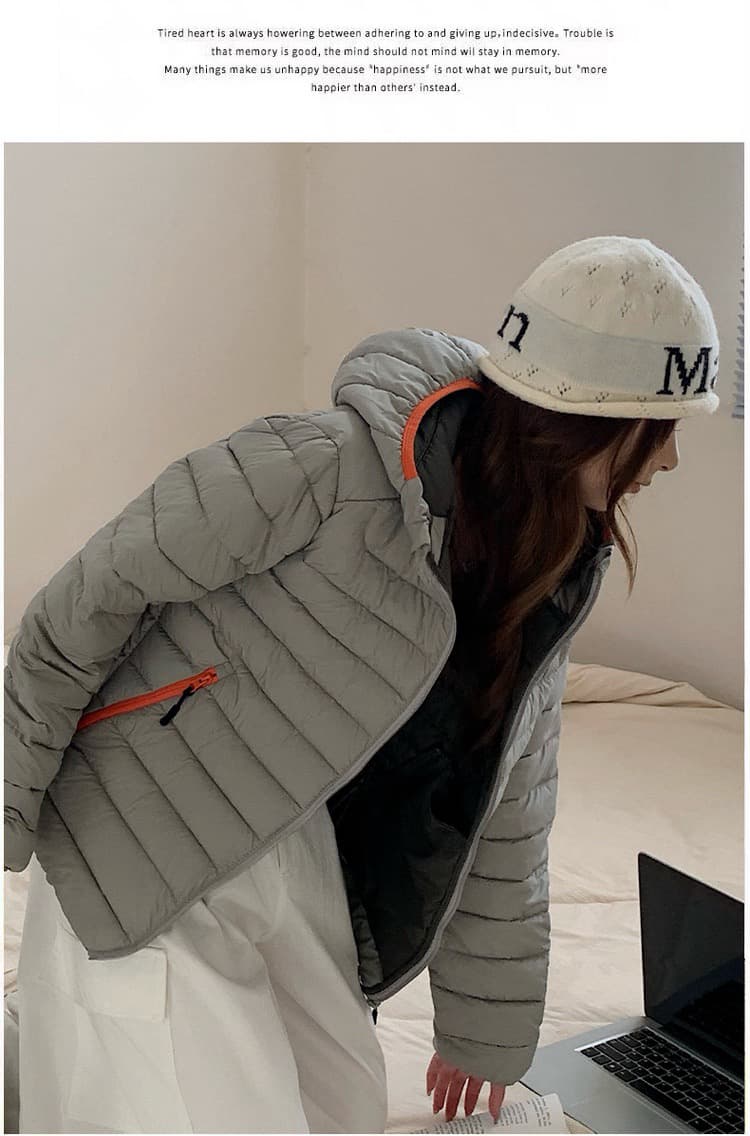 탐험 새겨 져 있음 tanke 가을 겨울 커플 갈비 살 다운 재킷 방풍 보온 후드 남녀 패션 면 옷 재킷 상세 이미지 27
