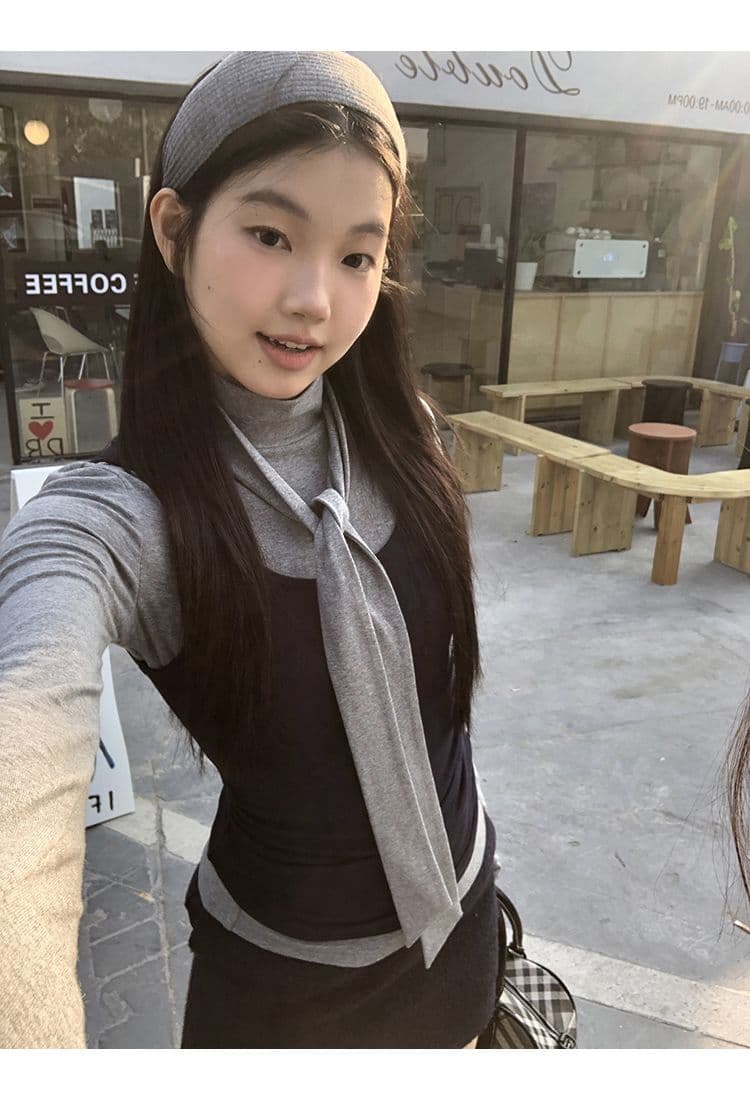 모달 사람들 면 세트 여성 가을 세트 착용 가져 가라. 연령 감소 빛 요리 한 작은 대중 아니요 명중 섹션 슈퍼 화재 투피스 세트 상세 이미지 5