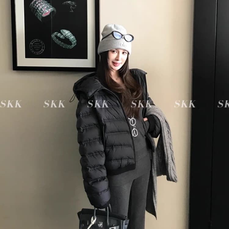 skk store monler 다운 여행 苾 준비하다 없음 쓸개 무봉제 갈비 살 다운 재킷 이미지 3