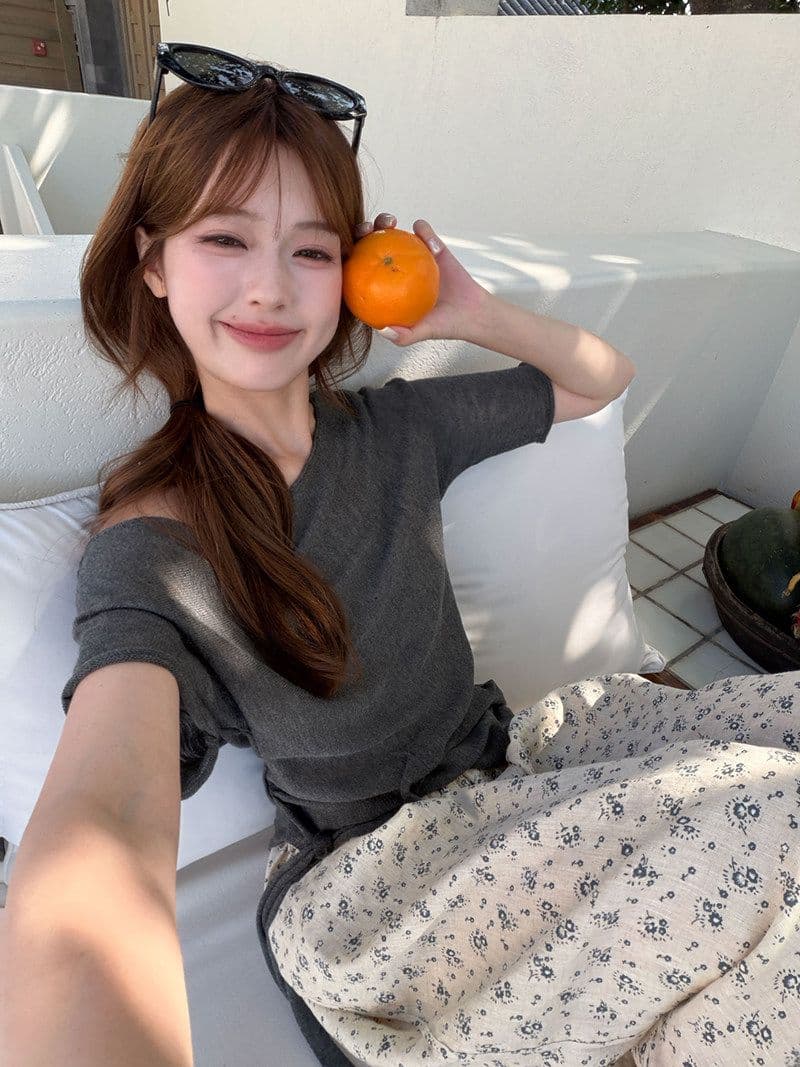 여름 꽃무늬 바지 전원 바람 레이스 배기 바지 여성 루즈핏 넓은 다리 9부 바지 슬림해 보이는 상세 이미지 50