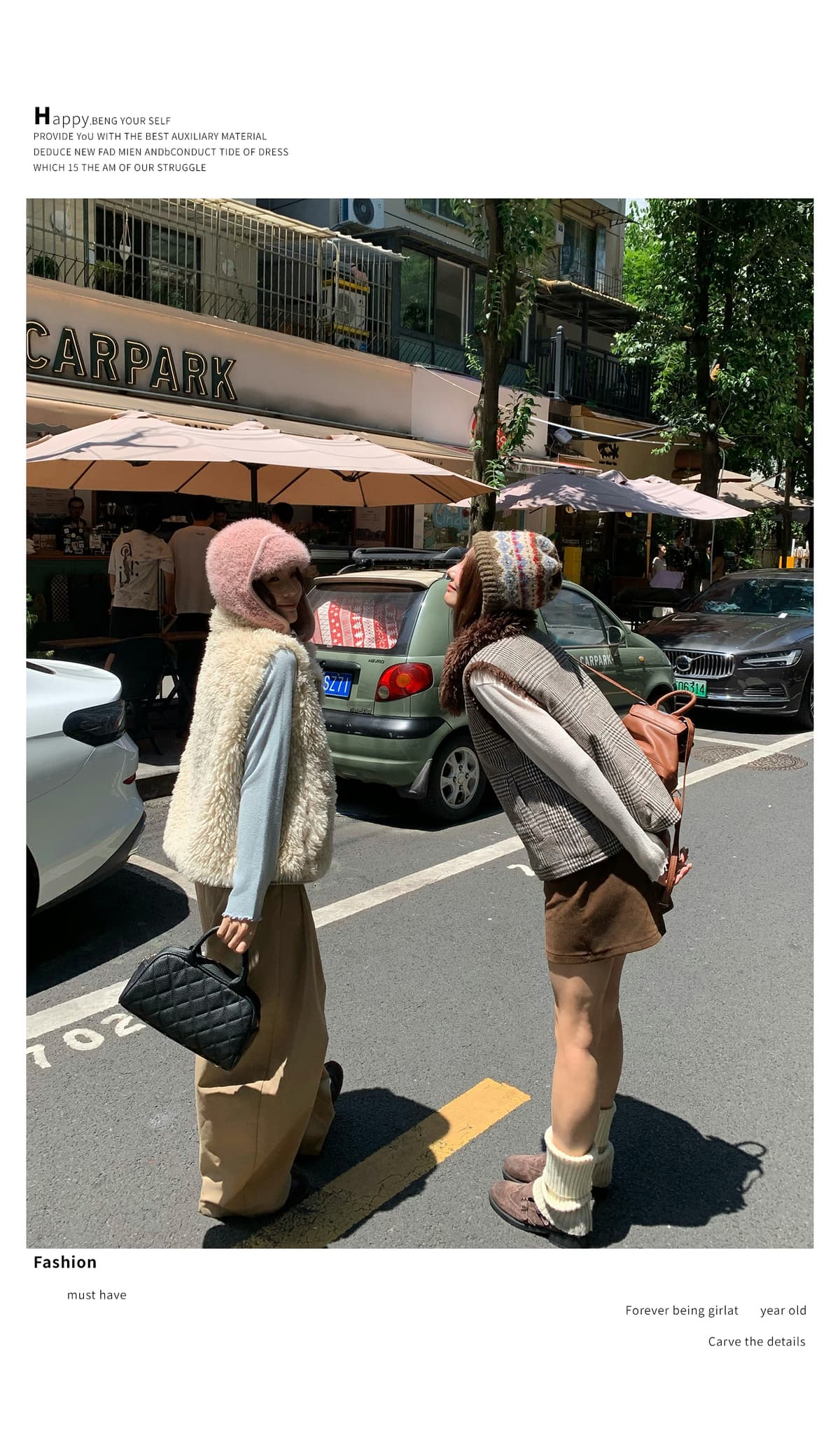 가을 겨울 새로운 양면 착용 천 그리드 버드 폴로 칼라 플리스 면 옷 베스트 조끼 여성 짧은 보온 한 부서 재킷 상세 이미지 18