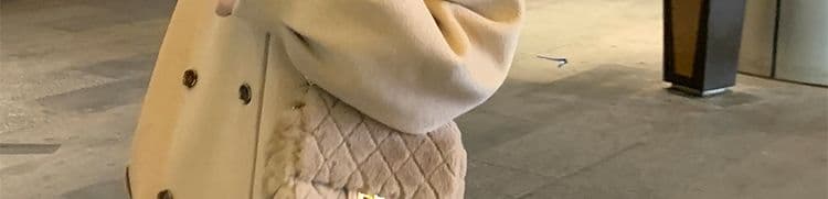 한 부서 작은 키 모직 여성 코트 2026 새로운 가을 겨울철 두꺼운 솜을 넣은 모직 중간 길이 코트 바람막이 상세 이미지 17