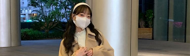 한 부서 작은 키 모직 여성 코트 2026 새로운 가을 겨울철 두꺼운 솜을 넣은 모직 중간 길이 코트 바람막이 상세 이미지 44