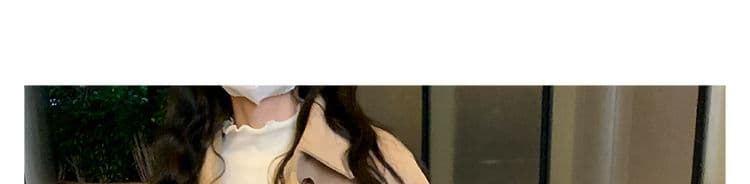 한 부서 작은 키 모직 여성 코트 2026 새로운 가을 겨울철 두꺼운 솜을 넣은 모직 중간 길이 코트 바람막이 상세 이미지 48