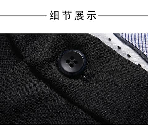 여름 높음 폭탄 캐주얼 남성 슬랙스 비즈니스 얇은 스타일 루즈핏 도루 센스 스트레이트 긴 바지 빛 럭셔리 저항 주름 캐주얼 긴 바지 상세 이미지 17