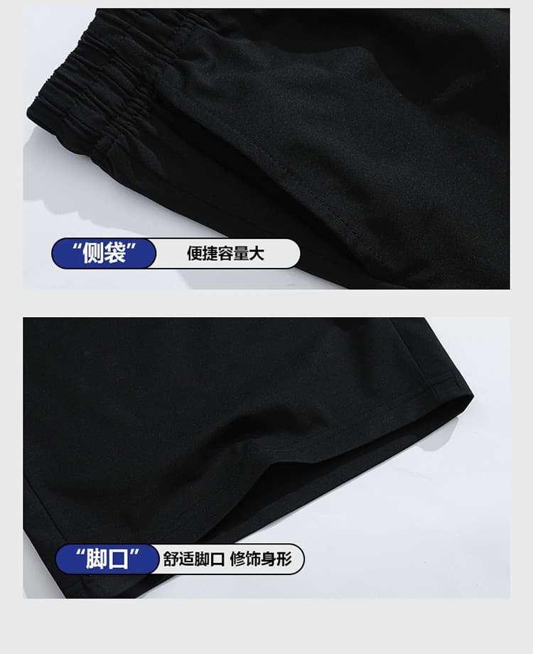 여름 새로운 스포츠 슈트 남자 루즈핏 몸 시험 운동 반팔 티셔츠 러닝 피트니스 서비스 통기성 투피스 세트 상세 이미지 21