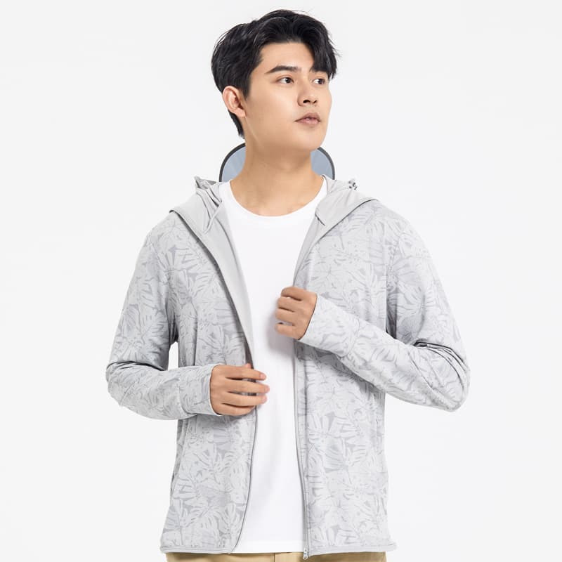 자외선 차단 의류 남녀 커플 섹션 탈착식 모자 국방 자외선 얇고 가벼운 피부 의류 야외 자외선 차단 복 upf50+ 이미지 3
