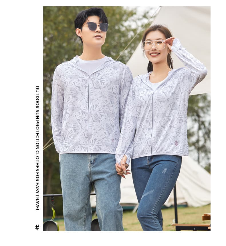 자외선 차단 의류 남녀 커플 섹션 탈착식 모자 국방 자외선 얇고 가벼운 피부 의류 야외 자외선 차단 복 upf50+ 상세 이미지 19