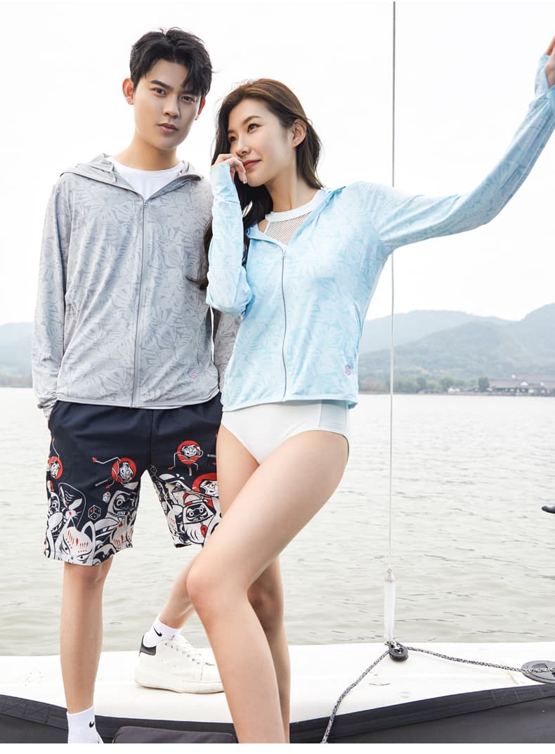 자외선 차단 의류 남녀 커플 섹션 탈착식 모자 국방 자외선 얇고 가벼운 피부 의류 야외 자외선 차단 복 upf50+ 상세 이미지 25