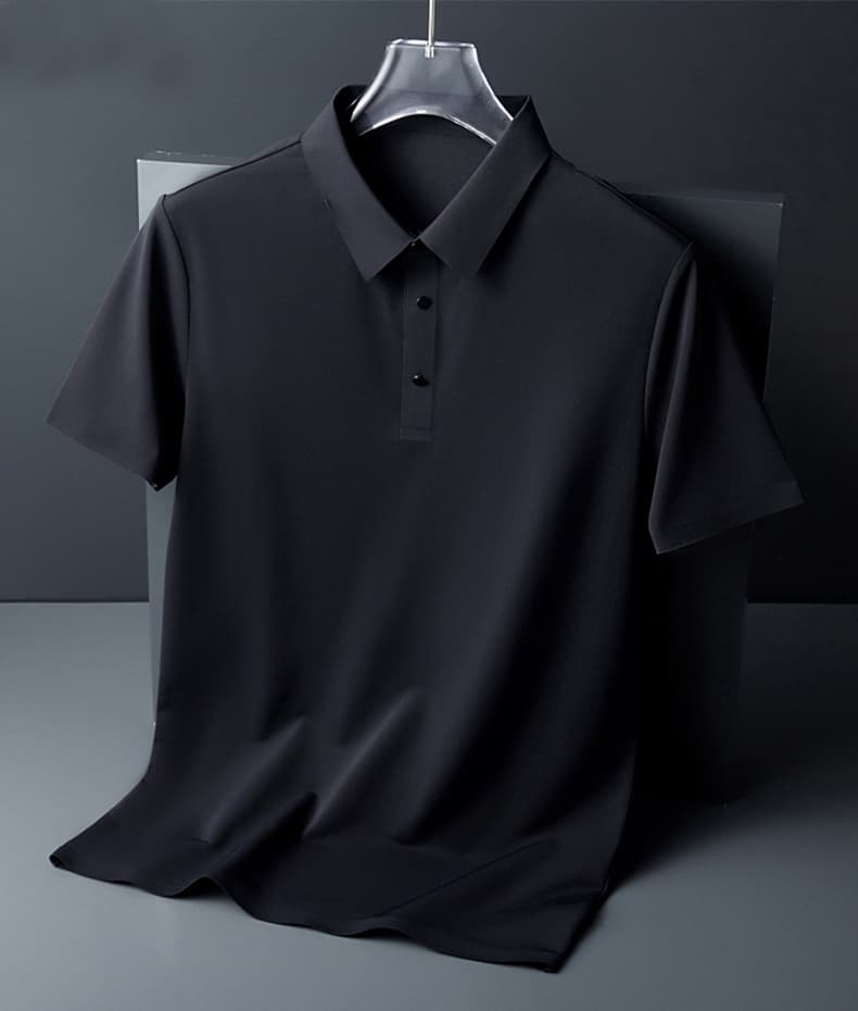 여름 새로운 트렌드 다용도 부드럽다 편안함 맨위 빛 럭셔리 비즈니스 POLO 셔츠 속도 건조한 차가운 통기성 반팔 상세 이미지 40