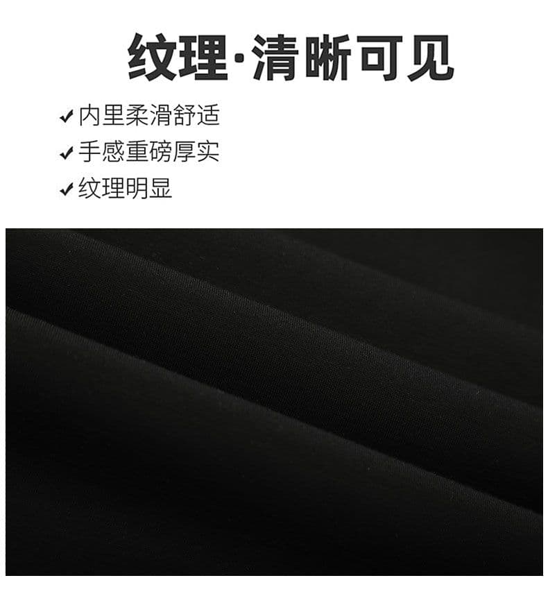 세트 반바지 반팔 하프 지퍼 디자인 센스 고급 센스 티셔츠 소년 여름 조수 브랜드 루즈핏 라운드 넥 징 상세 이미지 16