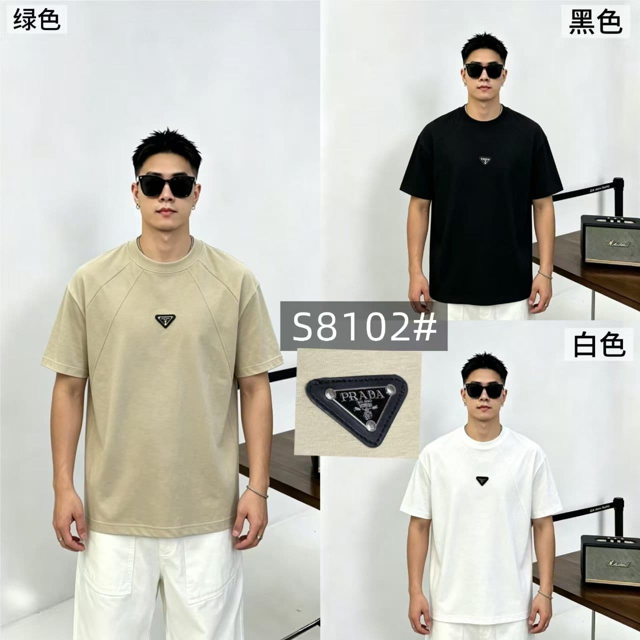 높은 품질 면 프로 피부 통기성 청소년 트렌디 에디션 양면 프린트 로마 실광택 코튼 조수 브랜드 캐주얼 루즈핏 티셔츠 상세 이미지 4