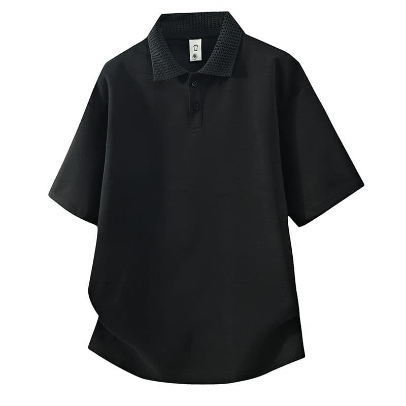 남성 의류 POLO 셔츠 남자 다용도 폴로 칼라 반팔 여름 2026 새로운 루즈핏 통기성 야외 신축성 반팔 맨위 이미지 3
