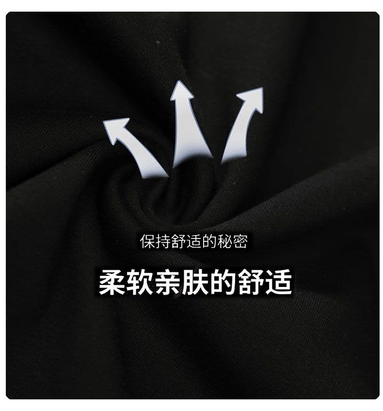 하프 지퍼 디자인 고급 센스 티셔츠 소년 여름 자외선 차단 조수 브랜드 차가운 센스 루즈핏 라운드 넥 징 반팔 상세 이미지 12