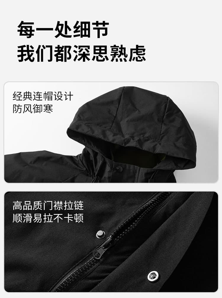 국경 간 폭발 커플 새로운 자켓 야외 방풍 방수 캐주얼 운동 등산 타는 사람 재킷 재킷 상세 이미지 9
