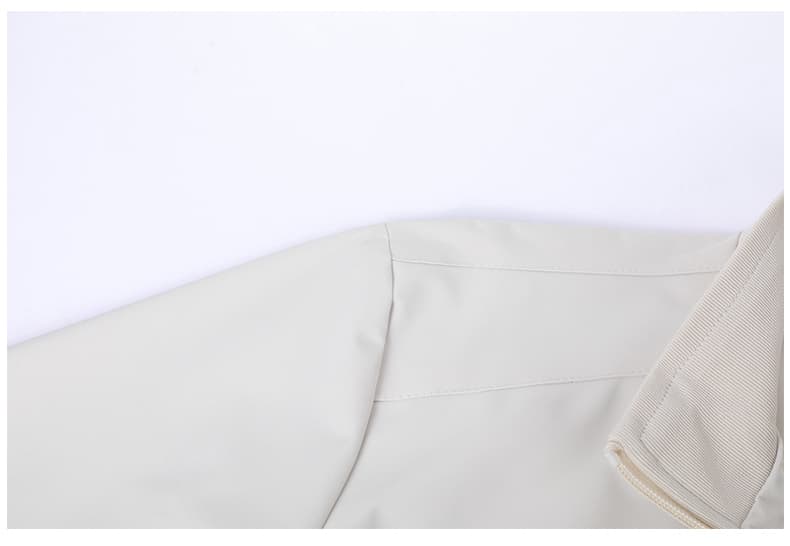 새로운 남자 스탠드 칼라 단색 미니멀리즘 관대 한 요금 캐주얼 재킷 맨위 남자 바람막이 야외 상세 이미지 18