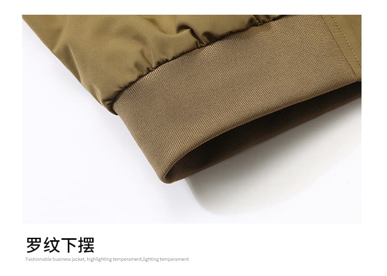국경 간 26 년 봄과 가을 아메리칸 중청년 스탠드 칼라 재킷 세 국방 캐주얼 단색 레트로 야외 다용도 재킷 상세 이미지 21