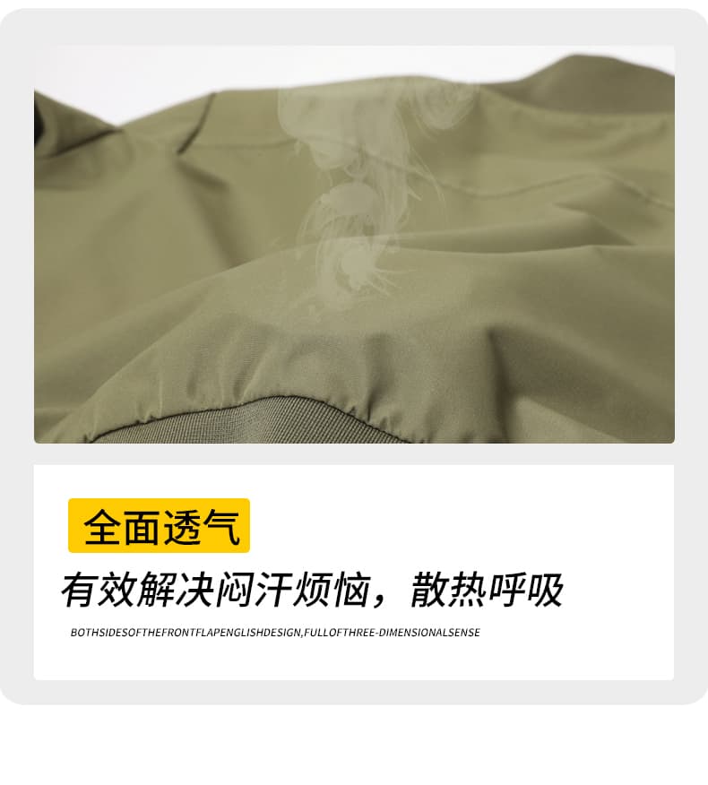 국경 간 높은 품질 중청년 봄 가을 새로운 남성 재킷 운동 루즈핏 한국 스타일 캐주얼 야구 스타일 칼라 재킷 상세 이미지 3