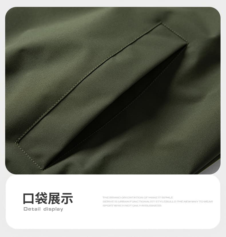 국경 간 봄 가을 새로운 아메리칸 고급 센스 조수 브랜드 커플 섹션 다용도 미니멀리즘 야구 유니폼 루즈핏 캐주얼 재킷 상세 이미지 21