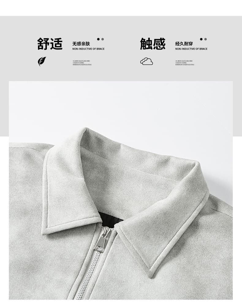 봄 가을 새로운 홀치기 염색 pu 워싱 가죽 재킷 재킷 연삭 털 플라잉 가죽 재킷 남성 악당 잘 생긴 스탠드 칼라 캐주얼 재킷 상세 이미지 4