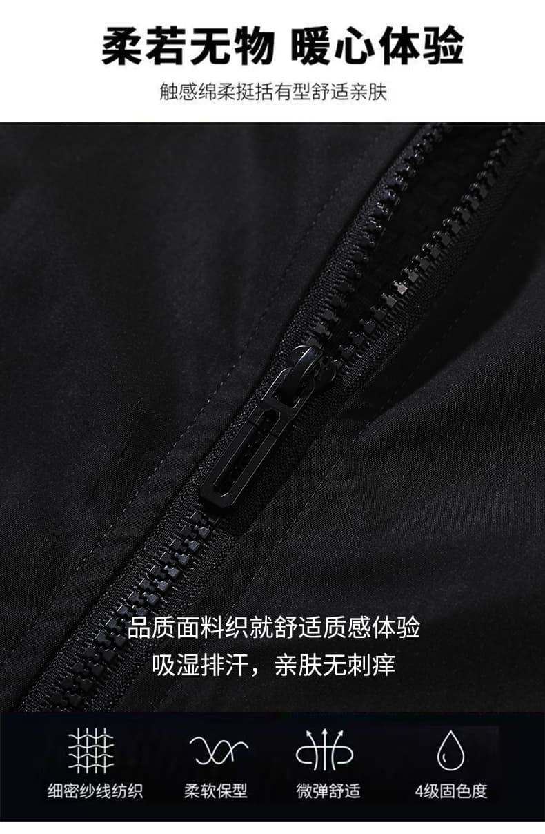 새로운 반사 기사 재킷 남자 봄 가을 운동 캐주얼 재킷 남자 조수 브랜드 가을 커플 루즈핏 스탠드 칼라 재킷 상세 이미지 5