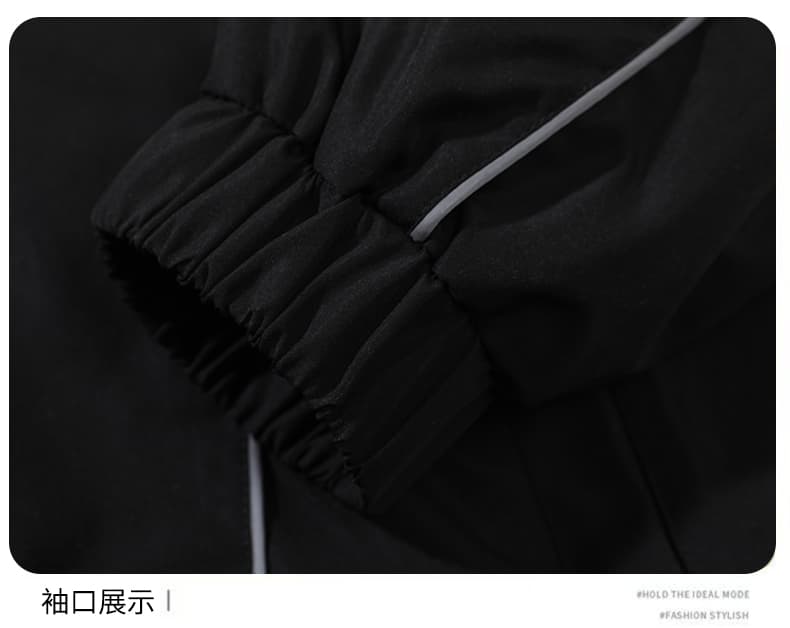 새로운 반사 기사 재킷 남자 봄 가을 운동 캐주얼 재킷 남자 조수 브랜드 가을 커플 루즈핏 스탠드 칼라 재킷 상세 이미지 18