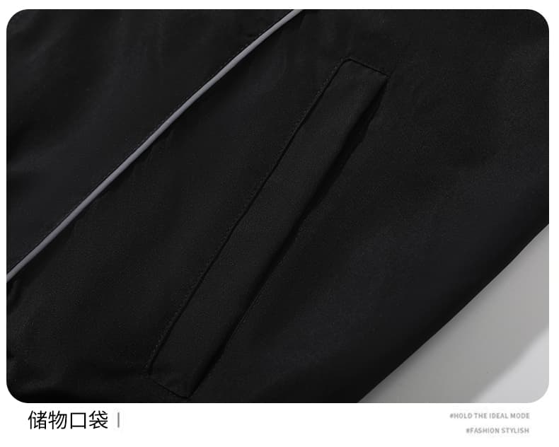 새로운 반사 기사 재킷 남자 봄 가을 운동 캐주얼 재킷 남자 조수 브랜드 가을 커플 루즈핏 스탠드 칼라 재킷 상세 이미지 20