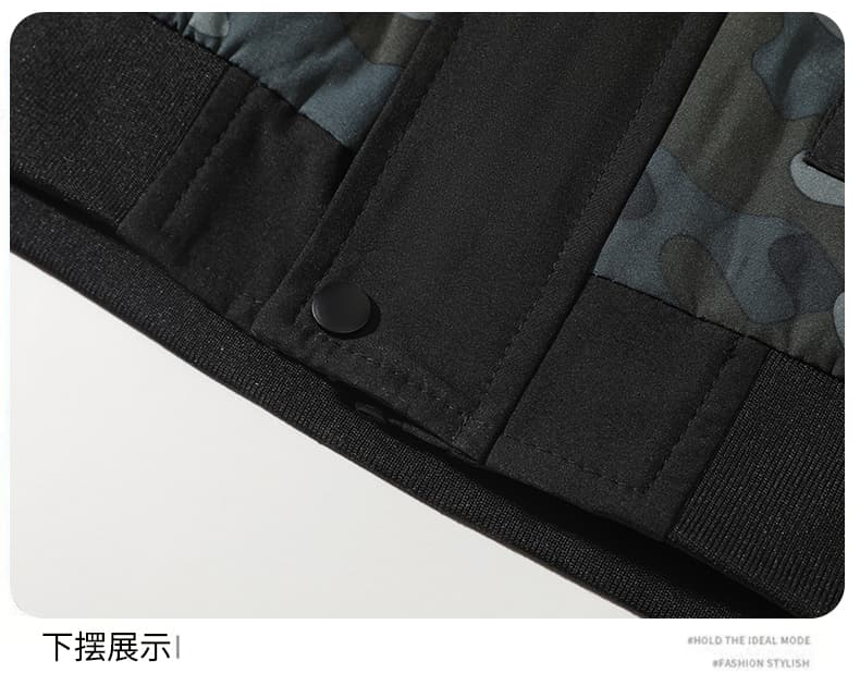 새로운 중청년 카모플라주 다용도 가을 겨울철 워크웨어 재킷 패치워크 빅 사이즈 야외 스포츠 후드 재킷 재킷 상세 이미지 17