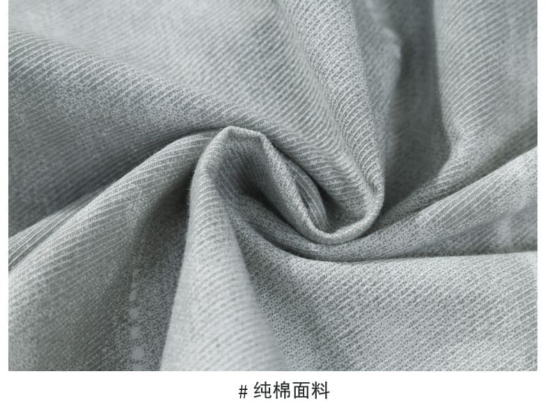 순면 일본식 워시 물 레트로 남성 루즈핏 섹션 셔츠 봄 여름 트렌드 프린트 품질 주머니 긴팔 셔츠 상세 이미지 15
