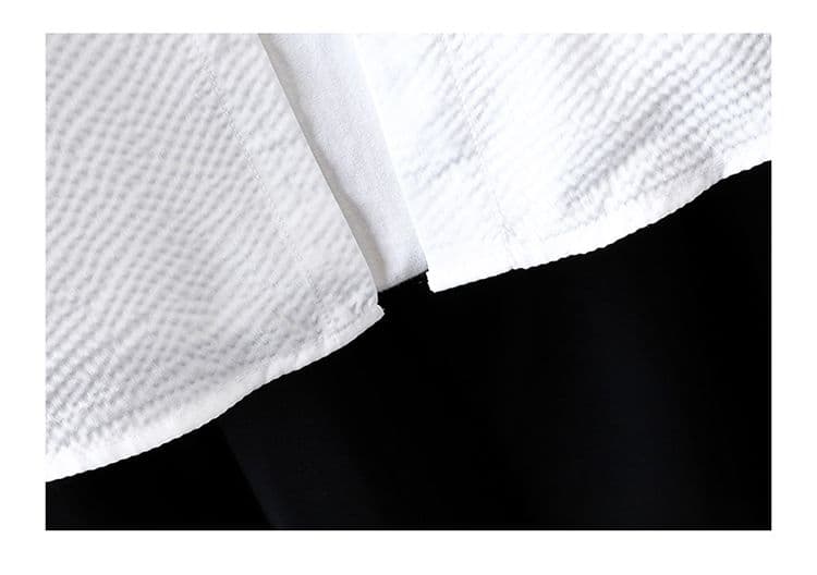 가을 남성 디자인 센스 남성 의류 긴팔 셔츠 Seersucker 질감 센스 패션 트렌드 한국 스타일 슬림 피트 셔츠 상세 이미지 19
