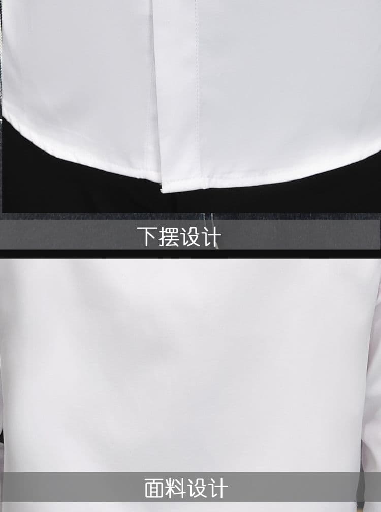 가을 얇은 청년 한국 스타일 몸매 가꾸기 긴팔 셔츠 남자 비즈니스 캐주얼 경력 흰 셔츠 블랙 출근 비즈니스웨어 상세 이미지 24