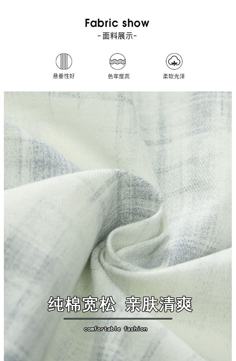 높은 품질 순면 일본식 워시 물 레트로 남성 루즈핏 셔츠 봄 가을 트렌드 프린트 품질 주머니 긴팔 상세 이미지 6