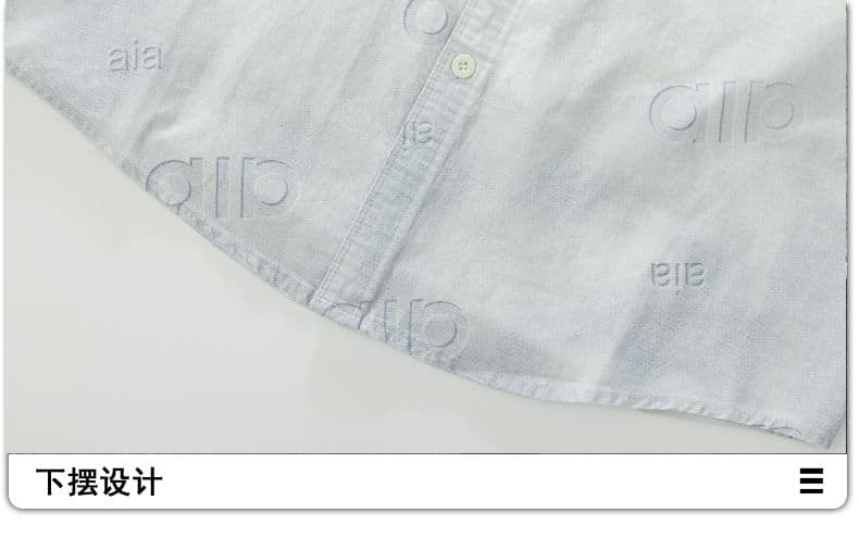 높은 품질 순면 일본식 워시 물 레트로 남성 루즈핏 섹션 셔츠 봄 가을 트렌드 그라데이션 긴팔 셔츠 상세 이미지 16