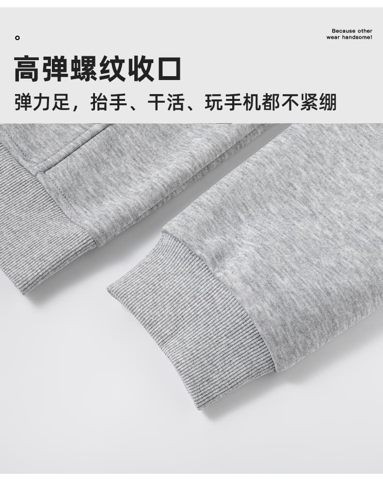 새로운 높은 품질 가을 아메리칸 질감 센스 단색 오픈 가디건 루즈핏 다용도 캐주얼 후드티 남성 재킷 상세 이미지 10
