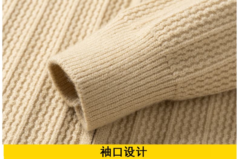 가을 새로운 가을 겨울 편안함 통기성 털 실 제직 기사 공예 트렌디 에디션 패션 잘 생긴 루즈핏 캐주얼 니트 오픈 가디건 상세 이미지 18