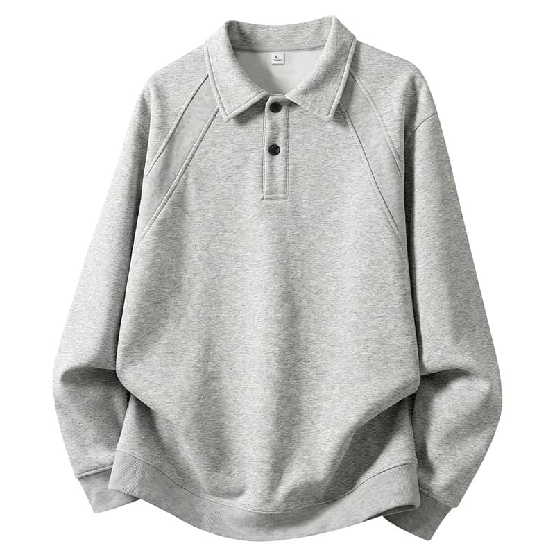 새로운 빅 사이즈 남성 의류 무거운 후드티 남자 아메리칸 polo 셔츠 칼라 재킷 남자 가을 기본 셔츠 맨위
