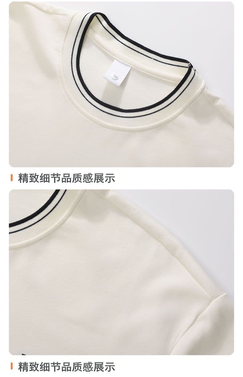 새로운 가을 면 소재 아메리칸 라운드 넥 후드티 루즈핏 풀오버 커플 섹션 긴팔 프린트 캐주얼 만나는 후드티 상세 이미지 29