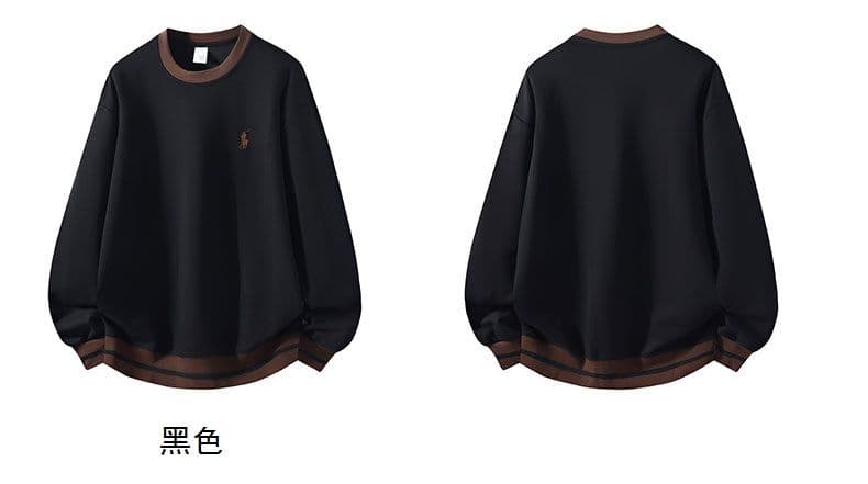 새로운 가을 면 소재 아메리칸 라운드 넥 후드티 루즈핏 풀오버 커플 섹션 긴팔 고급 센스 캐주얼 만나는 후드티 상세 이미지 3