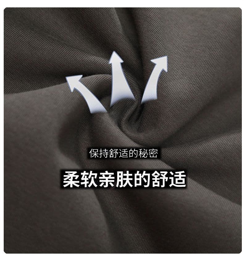 면 소재 스트레이트 루즈핏 와이드 레그 팬츠 남성 가을 캐주얼 바지 새로운 기사 바 디자인 운동 긴 바지 상세 이미지 15