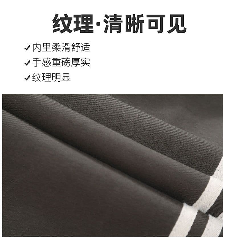 면 소재 스트레이트 루즈핏 와이드 레그 팬츠 남성 가을 캐주얼 바지 새로운 기사 바 디자인 운동 긴 바지 상세 이미지 19
