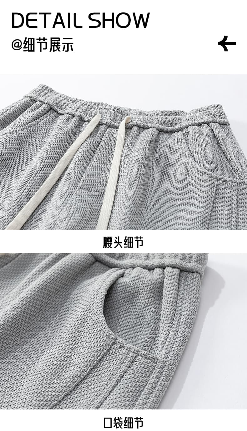 가을 새로운 일본식 더러운 더러운 캐주얼 바지 모통이 칼 웨이 바지 얇은 스타일 도루 센스 스트레이트 아메리칸 높음 거리 넓은 다리 길이 바지 상세 이미지 18