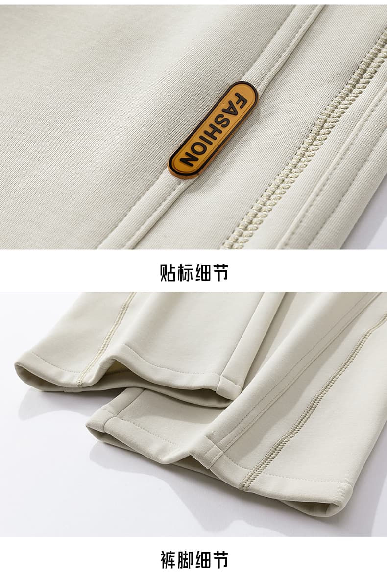 가을 새로운 후아 면 아메리칸 무거운 면 소재 스트레이트 웨이 바지 남자 빅 사이즈 도루 센스 루즈핏 다용도 운동 캐주얼 바지 상세 이미지 24